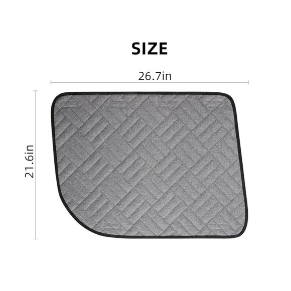 2PCS Car Door Protector for Dogs Scratching Vehicle Door Waterproof Black New! - Picture 6 of 6